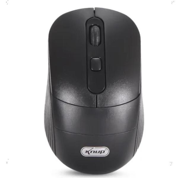 Imagem de Kit Teclado e Mouse Sem Fio, Teclas Macias, Adaptador Sem Fio, 104 Teclas Para Windows e Mac - Knup