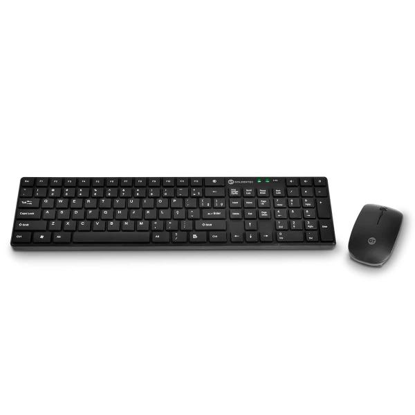 Imagem de Kit Teclado e Mouse Sem Fio USB Compact 2  Goldentec