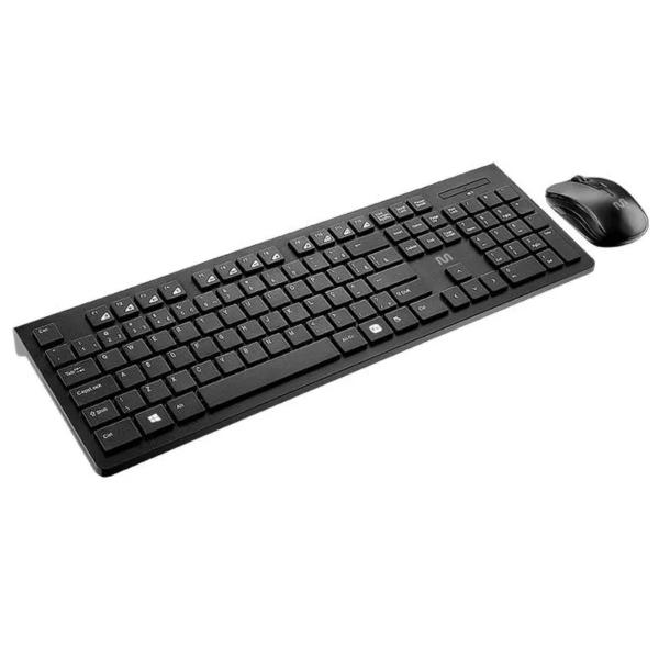 Imagem de Kit Teclado e Mouse sem Fio USB Silencioso Multilaser 