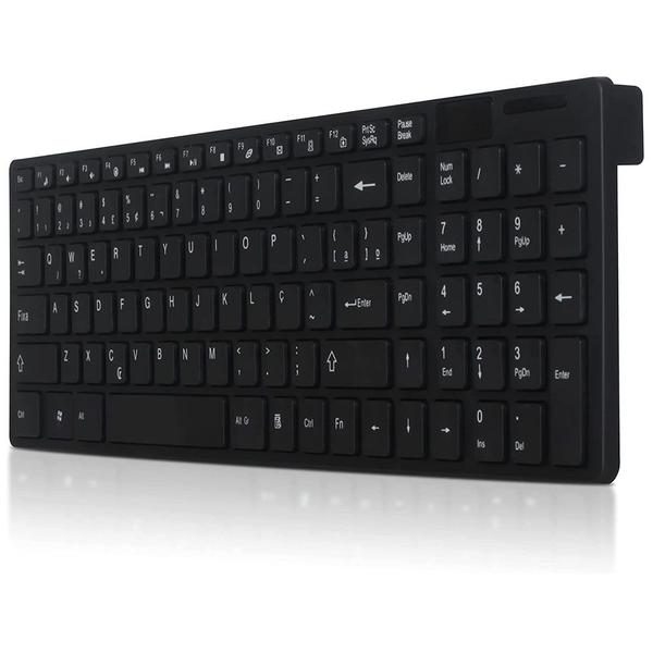 Imagem de Kit Teclado E Mouse Sem Fio Wireless 2.4ghz Ultra Slim Preto