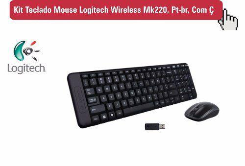 Imagem de Kit Teclado E Mouse Sem Fio Wireless Mk220 Logitech