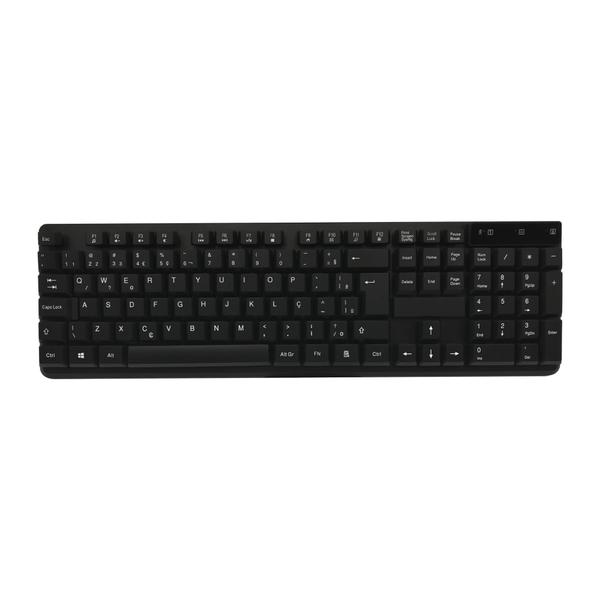 Imagem de Kit Teclado E Mouse Sem Fio Work Oex Tm407