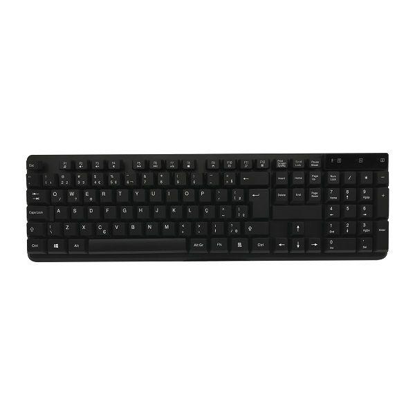 Imagem de Kit Teclado e Mouse sem Fio WORK OEX TM407