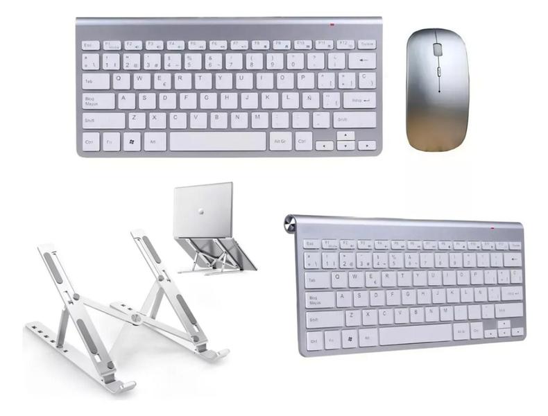 Imagem de Kit Teclado e Mouse + Suporte Para Notebook Samsung Chromebook