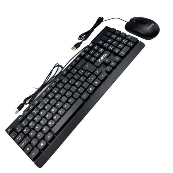 Imagem de Kit Teclado E Mouse USB Chocolate Inova Key-8387