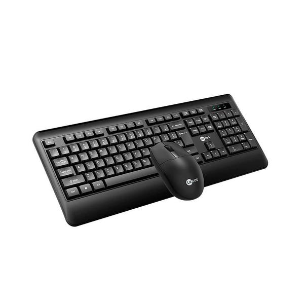 Imagem de Kit Teclado e Mouse Wieless preto KW202 Lecoo