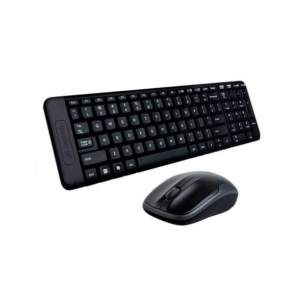 Imagem de Kit Teclado e Mouse Wireless MK220 - Logitech