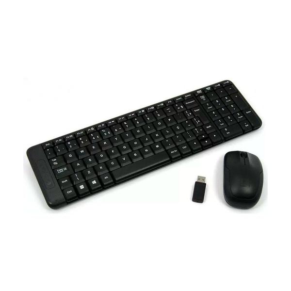 Imagem de Kit Teclado e Mouse Wireless MK220 - Logitech