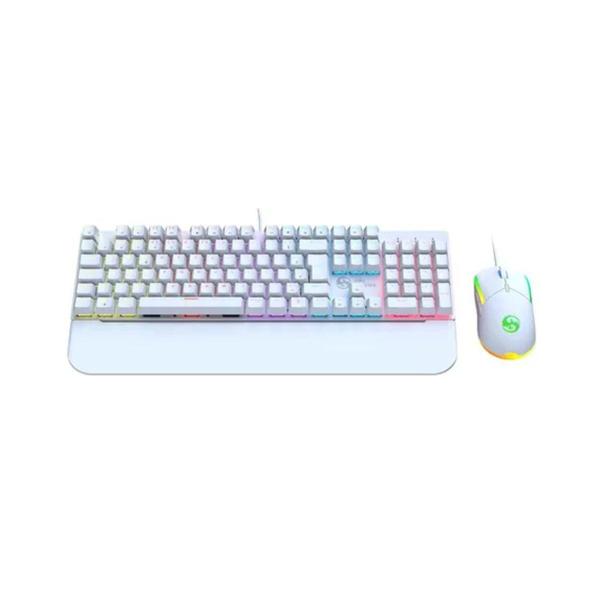 Imagem de Kit Teclado Mecânico Gamer e Mouse Gamer RGB Fire Phoenix BK-03