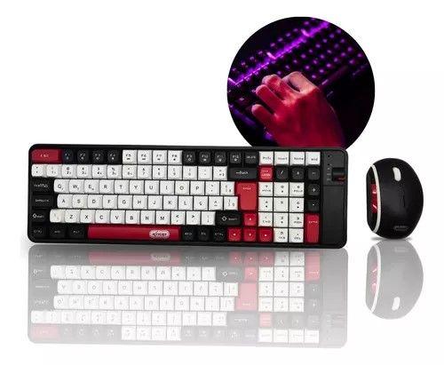 Imagem de Kit Teclado + Mouse Bluetooth Wireless 2.4 Ghz KP-TE129 Knup