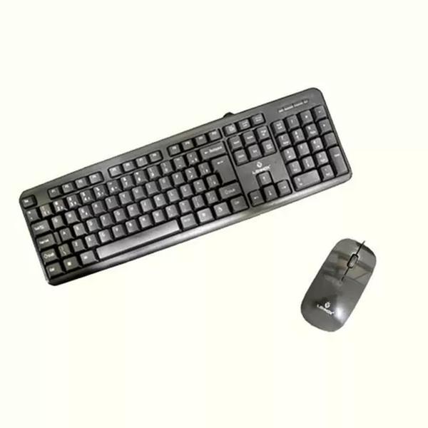 Imagem de Kit Teclado + Mouse Ergonômico Com Fio LEY-214