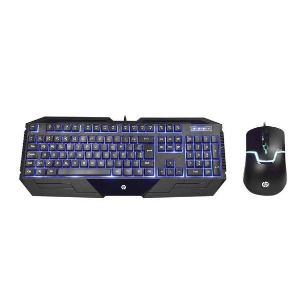 Imagem de Kit Teclado + Mouse Gamer GK1100 Preto HP