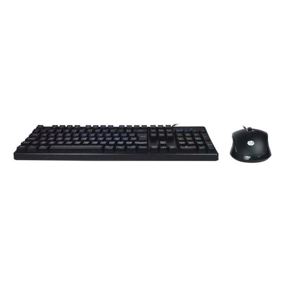 Imagem de Kit Teclado + Mouse Gamer KM200 Preto HP