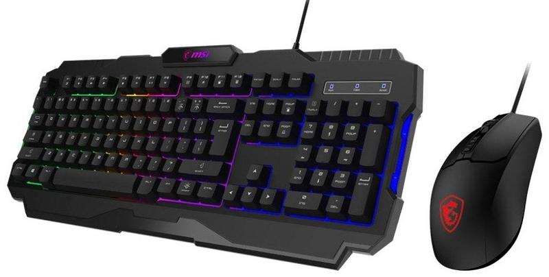 Imagem de Kit Teclado + Mouse Gamer MSI Forge GK100 Combo (Ingles)