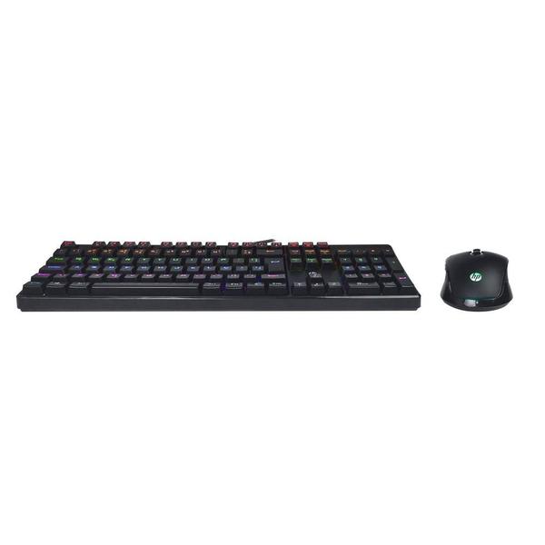 Imagem de Kit Teclado + Mouse Gamer USB GM200 Mecanico HP