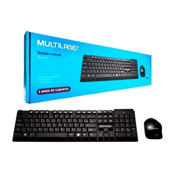 Imagem de Kit teclado + mouse multilaser s/f