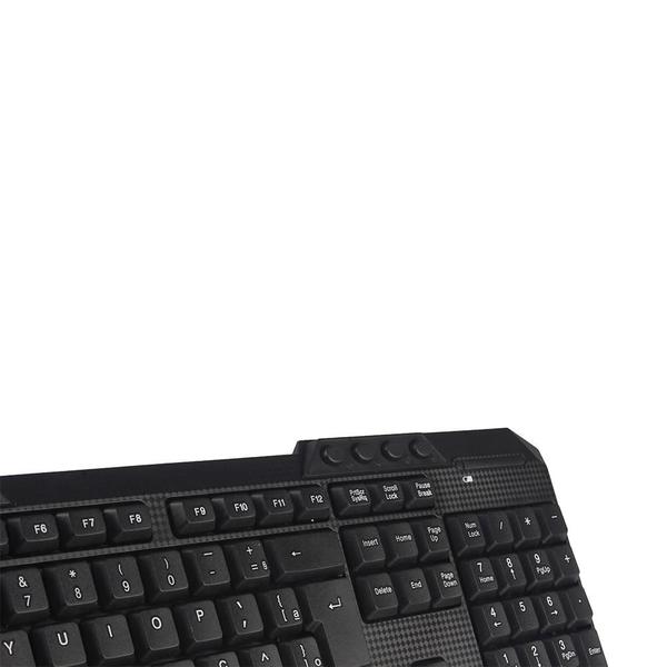 Imagem de Kit Teclado + Mouse Sem Fio K-W10BK C3Tech