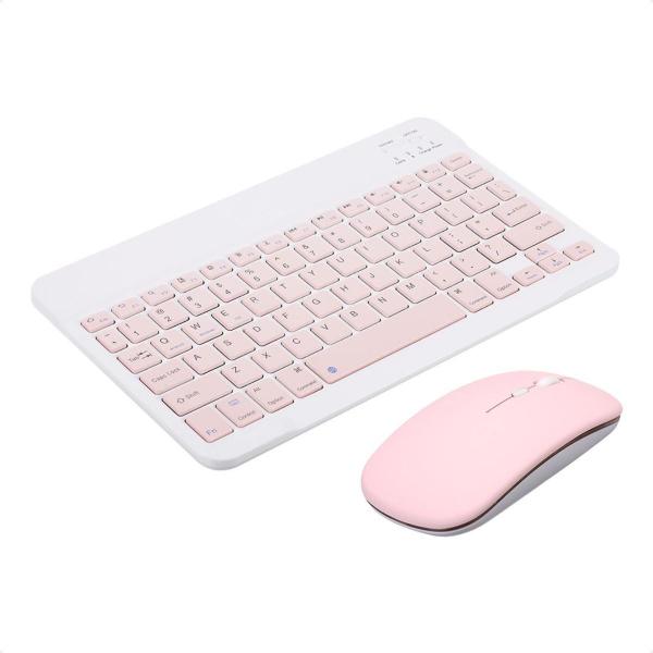 Imagem de Kit Teclado Mouse Tab S9 FE 10.9" S9 Plus S9+ 12.4" S9 11" Recarregável Bluetooth Sem Fio