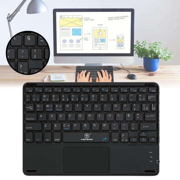 Kit Teclado + Mouse Touchpad Para Tablet Amazon Fire Hd 10 - Star Capas E Acessórios Imagem de Kit Teclado + Mouse Touchpad Para Tablet Amazon Fire Hd 10