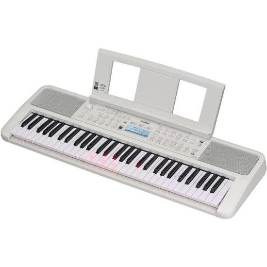 Imagem de Kit Teclado Musical Yamaha EZ-310 Branco + Suporte Em X