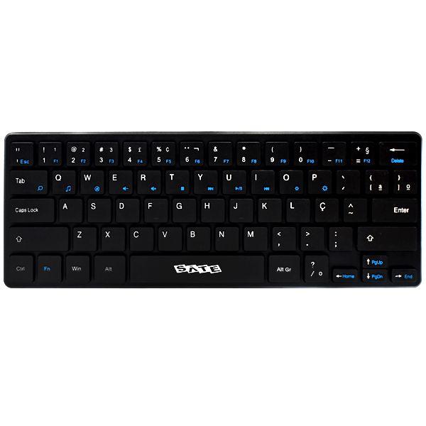 Imagem de Kit Teclado Sem Fio Satellite AK-731G Portugues + Mouse 1.600 Dpi - Preto