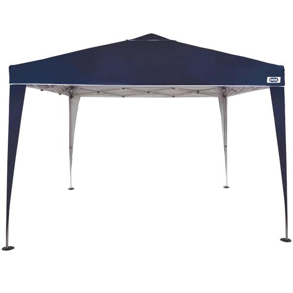 Imagem de Kit Tenda Dobravel Azul 3x3 M Base e Topo com 4 Paredes Brancas