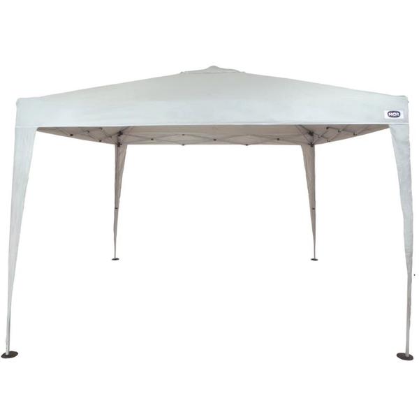 Imagem de Kit Tenda Gazebo Dobravel 3m X 3m Base e Topo + 2 Paredes Brancas Sem Janela