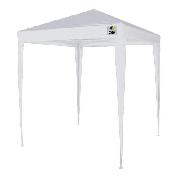 Imagem de Kit Tenda Gazebo Praia 2x2m Branca + Piscina Infantil 450Lts