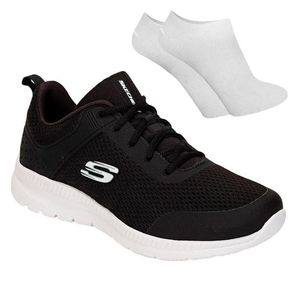 Imagem de Kit Tênis Skechers Bountiful Feminino + Par de Meia