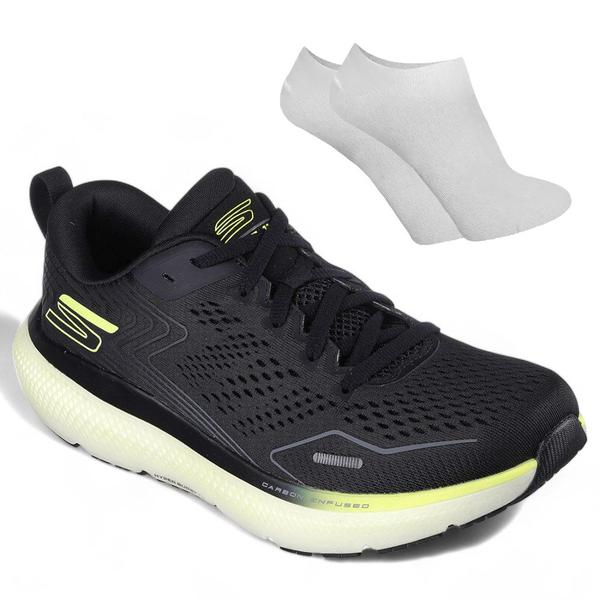 Imagem de Kit Tênis Skechers Go Run Ride 11 Masculino + Par de Meia