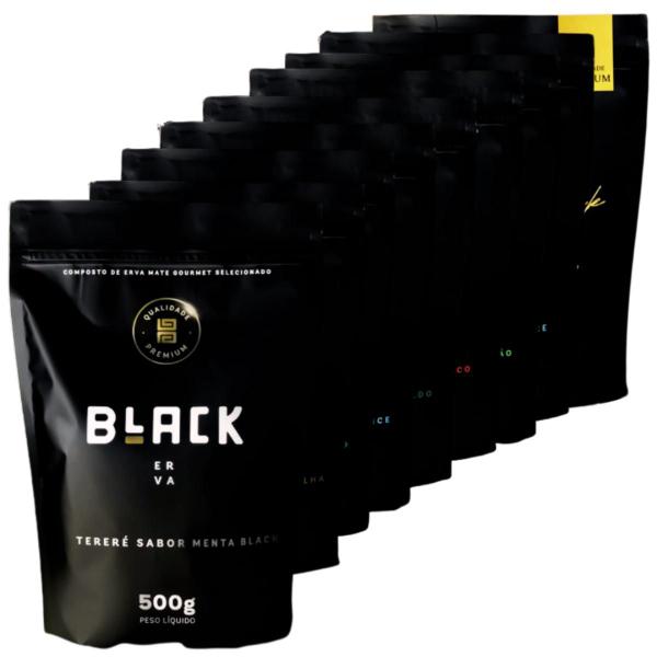 Imagem de KiT Tereré 3 Pacotes Black Erva Mate Personalizado Gourmet Premium Escolha sua Combinação