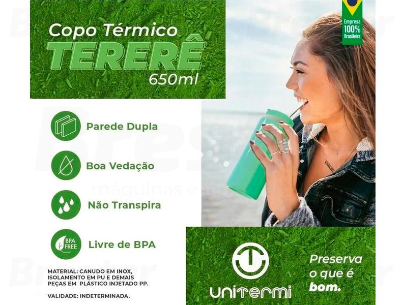 Imagem de Kit Tereré Garrafa 2,5l + Copo 650ml Unitermi