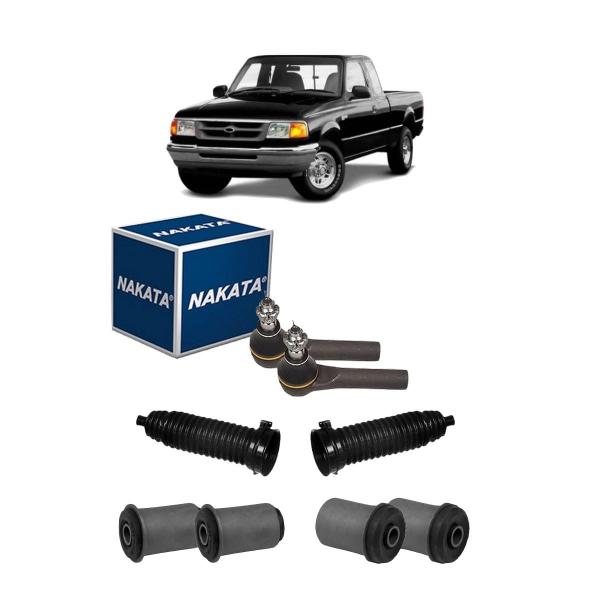 Kit Terminal Ponteira Ranger 2006 Bucha Inferior Coifa Caixa - NAKATA E SKF Imagem de Kit Terminal Ponteira Ranger 2006 Bucha Inferior Coifa Caixa