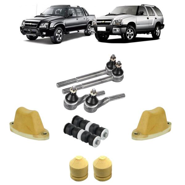 Imagem de Kit Terminal S10 Blazer 98 99 2000 Bieleta Batente Suspensão