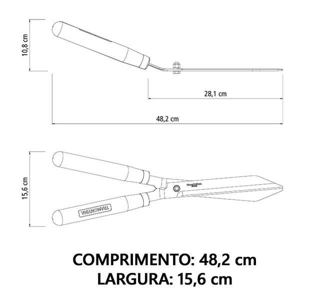 Imagem de Kit Tesoura De Poda E Tesoura Cerca Viva Tramontina Afiadas