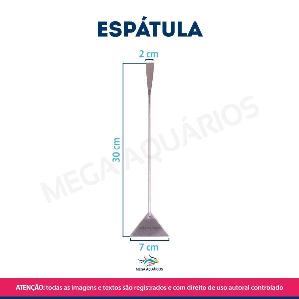 Imagem de Kit Tesoura Pinça Espatula Reta Aquário Plantado Ferramentas