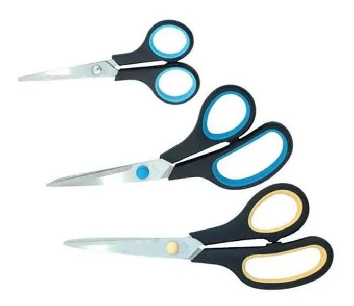 Kit Tesouras Com 4 Unidades 5,5" A 8,5 Polegadas - SQ - SQ-PREMIUM Imagem de Kit Tesouras Com 4 Unidades 5,5" A 8,5 Polegadas - SQ