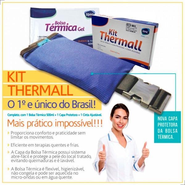 Kit Thermall Bolsa Térmica Termogel Quente E Frio Não Congela + Cinta Ajustável + Capa Thermall Rmc Imagem de Kit Thermall Bolsa Térmica Termogel Quente E Frio Não Congela + Cinta Ajustável + Capa Thermall Rmc