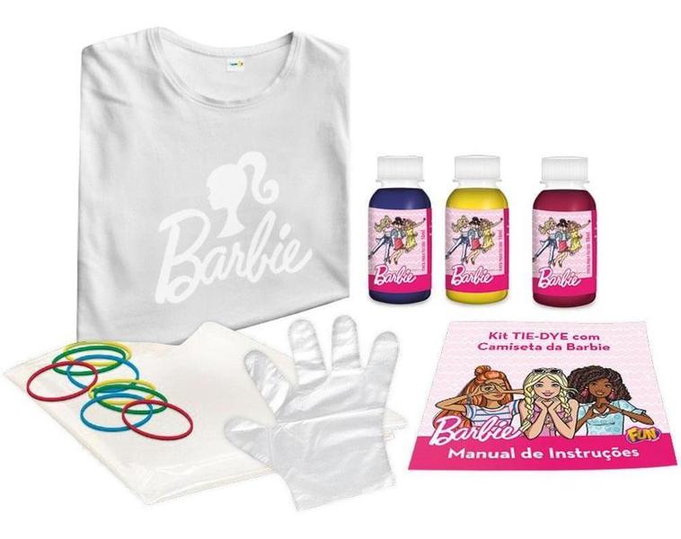 Imagem de Kit Tie Dye Da Barbie Camiseta Tamanho Gg - Fun Divirta-se