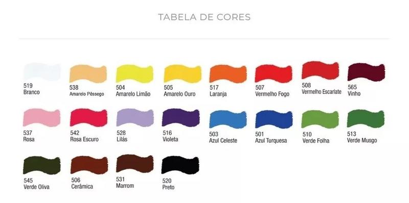 Imagem de Kit Tinta Acrilica Brilhante 37ml Acrilex Escolha As Cores