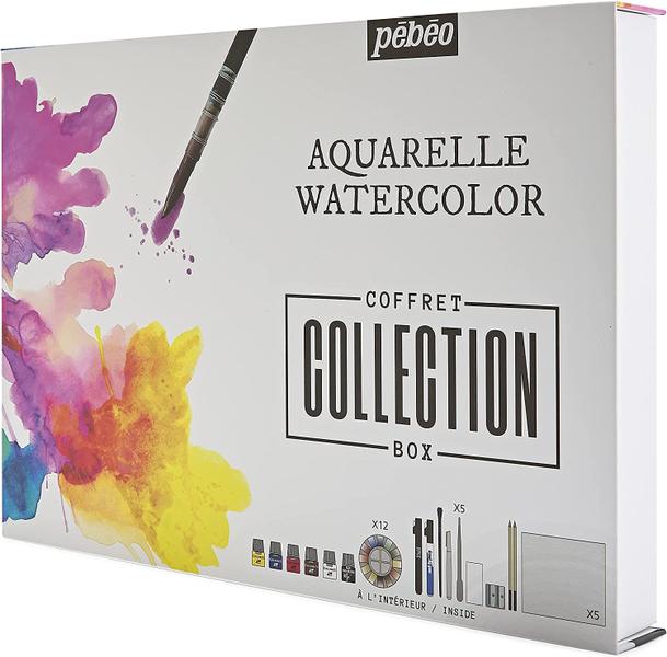 Imagem de Kit Tinta Aquarela Pébéo Coffret  Collection Box