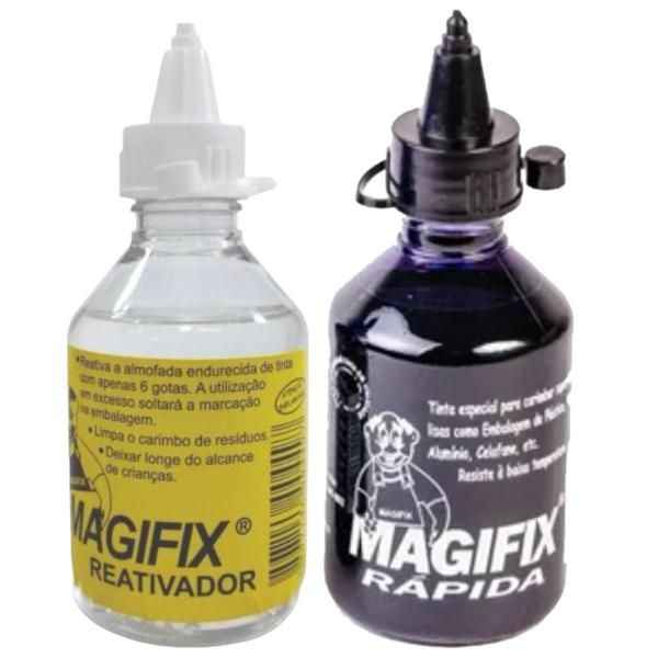 Imagem de Kit Tinta rápida vinil Congelados carimbo Datador reativador