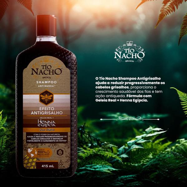 Imagem de Kit Tio Nacho Antigrisalho Shampoo e Condicionador 415ml (2 produtos)