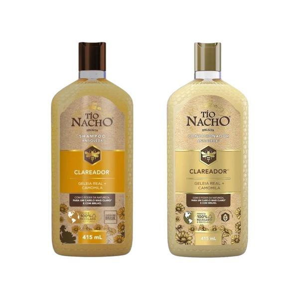 Imagem de Kit Tio Nacho Clareador Shampoo 415ml + Condicionador 415ml