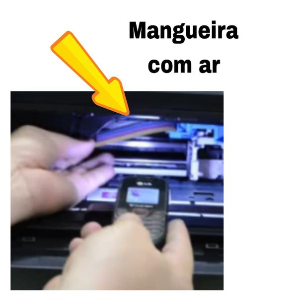 Imagem de Kit Tira Ar de Mangueiras e Cabeça De Impressão Compatível Ink Tank GT51 GT5