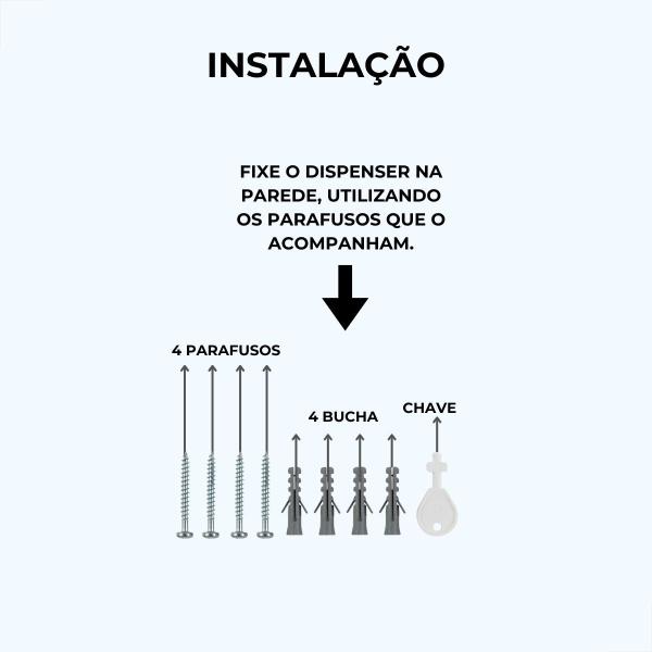 Imagem de Kit Toalheiro Saboneteira Papel Higienico New Classic Preto