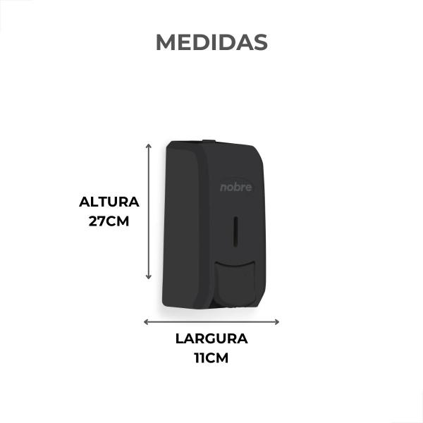 Imagem de Kit Toalheiro Saboneteira Papel Higienico New Classic Preto