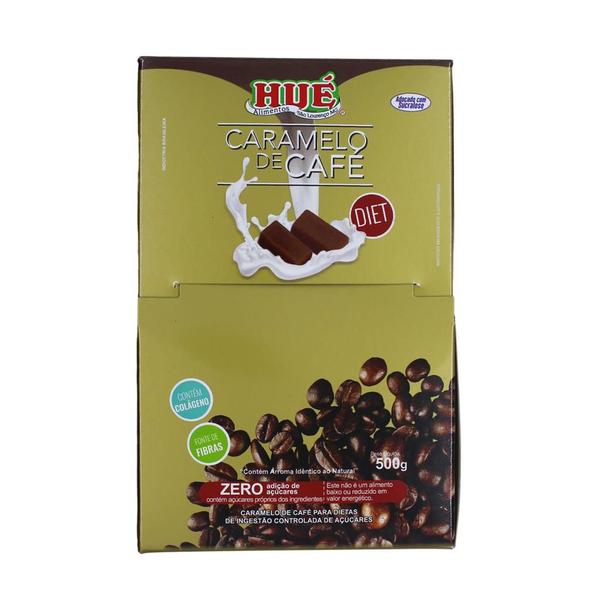 Kit toffee caramelo café e chocolate diet display 500g 2 und - Hué Imagem de Kit toffee caramelo café e chocolate diet display 500g 2 und