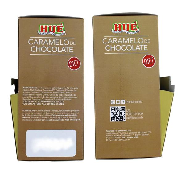 Kit toffee caramelo café e chocolate diet display 500g 2 und - Hué Imagem de Kit toffee caramelo café e chocolate diet display 500g 2 und