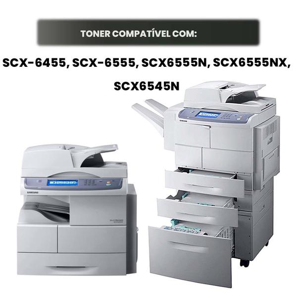 Imagem de Kit Toner D6555a + Fotocondutor R6555 Compatível Scx6555